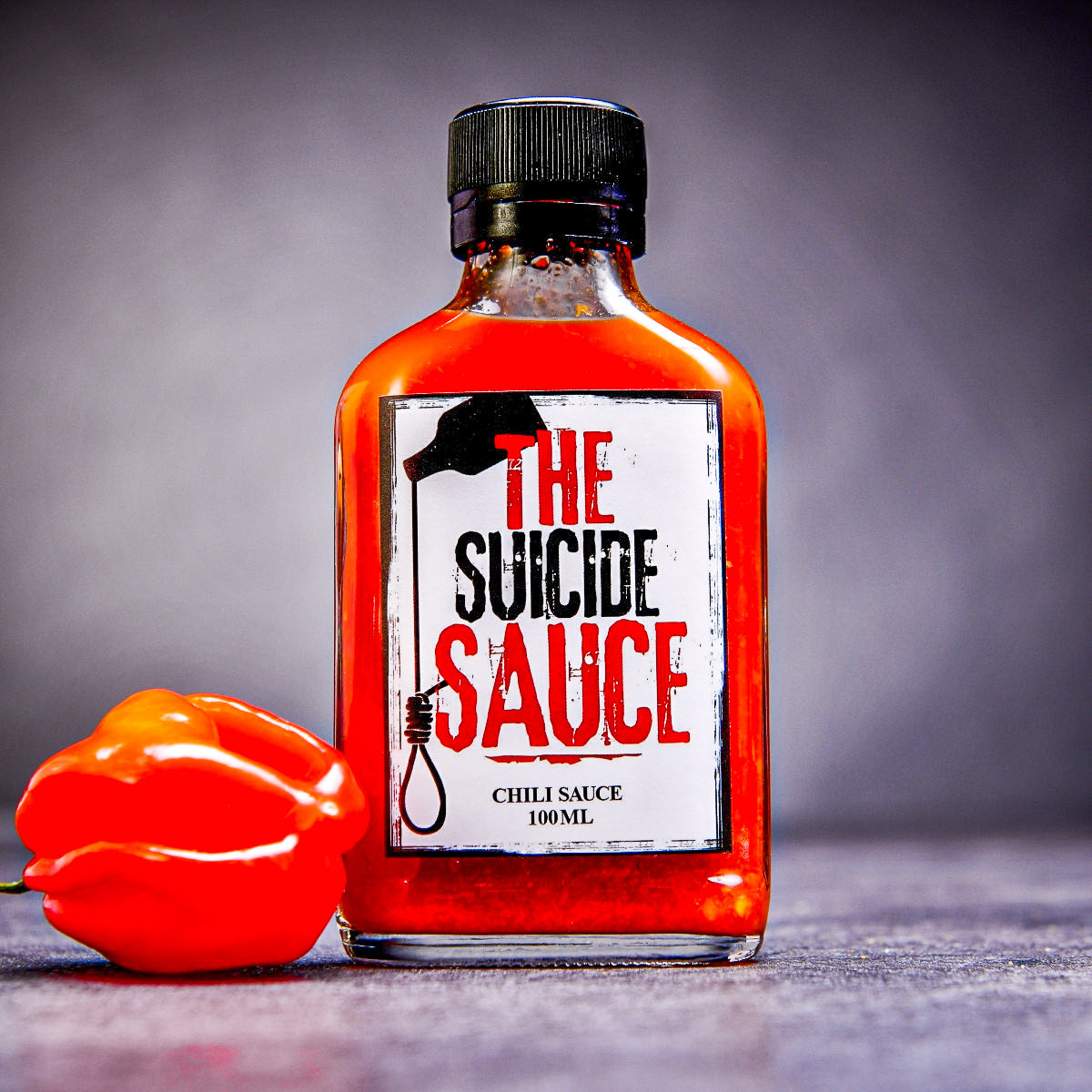 Extrem scharfe Soße The Suicide Sauce 100 ml | Wowboxeo.at