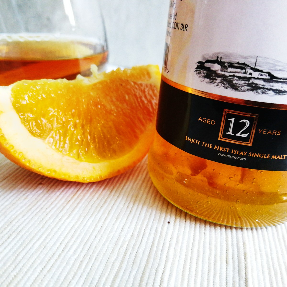 Pomerančová zavařenina s příměsí 12 lete whisky Bowmore 340g