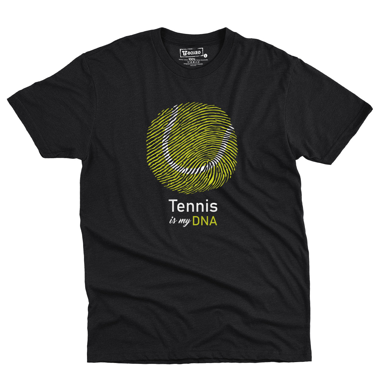 Pánské tričko s potiskem "Tennis is my DNA"