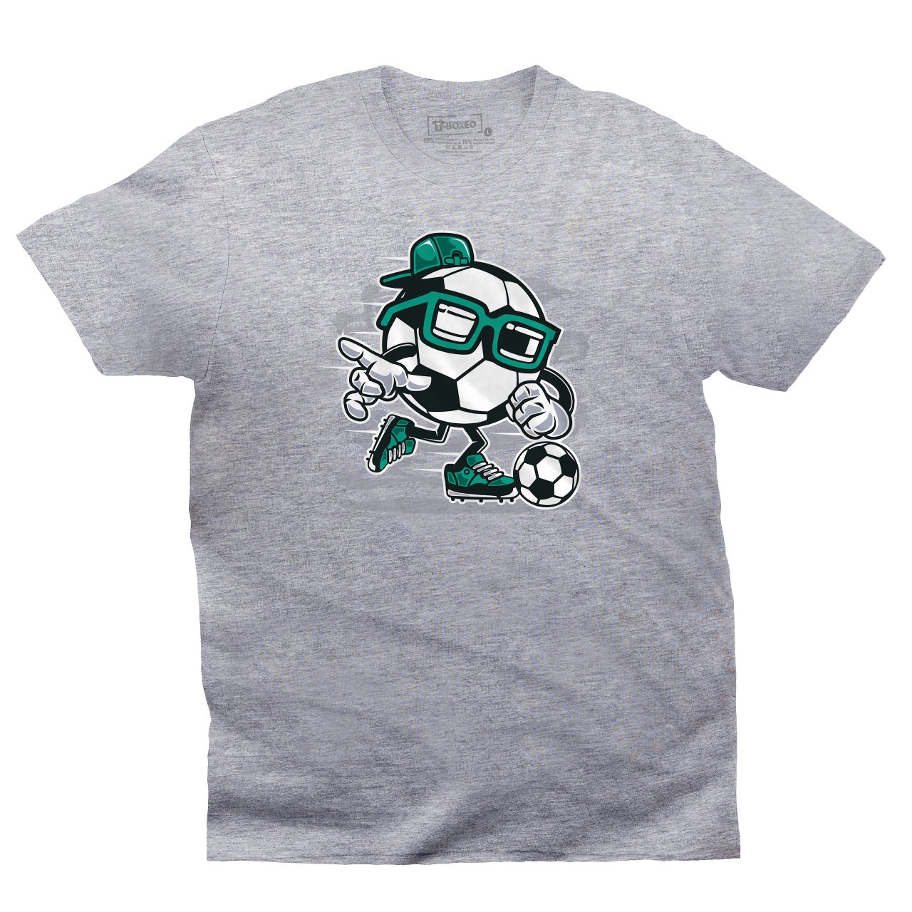 Pánské tričko s potiskem “Fotbalový míč s brýlemi”
