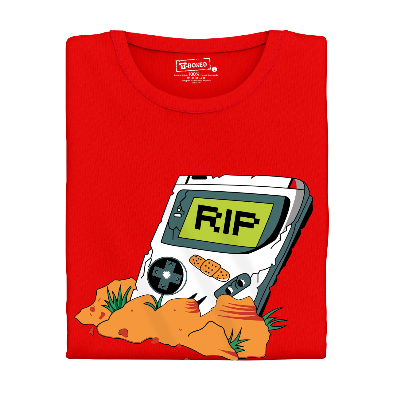 Pánské tričko s potiskem “RIP Gameboy”