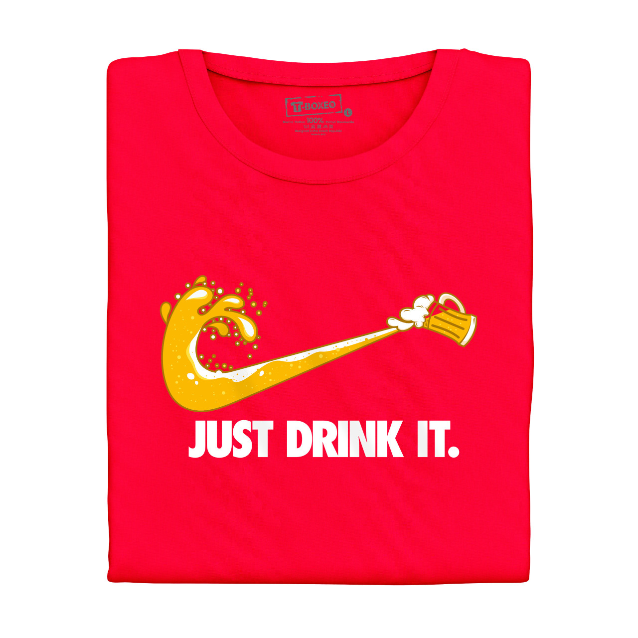 Pánské tričko s potiskem “Just Drink It”