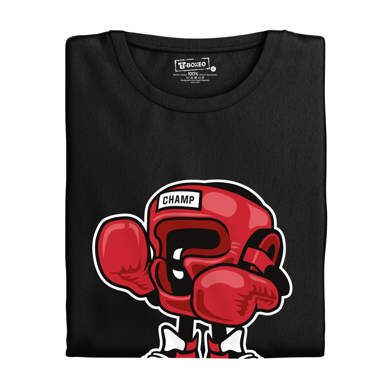 Pánské tričko s potiskem “Boxerská helma”