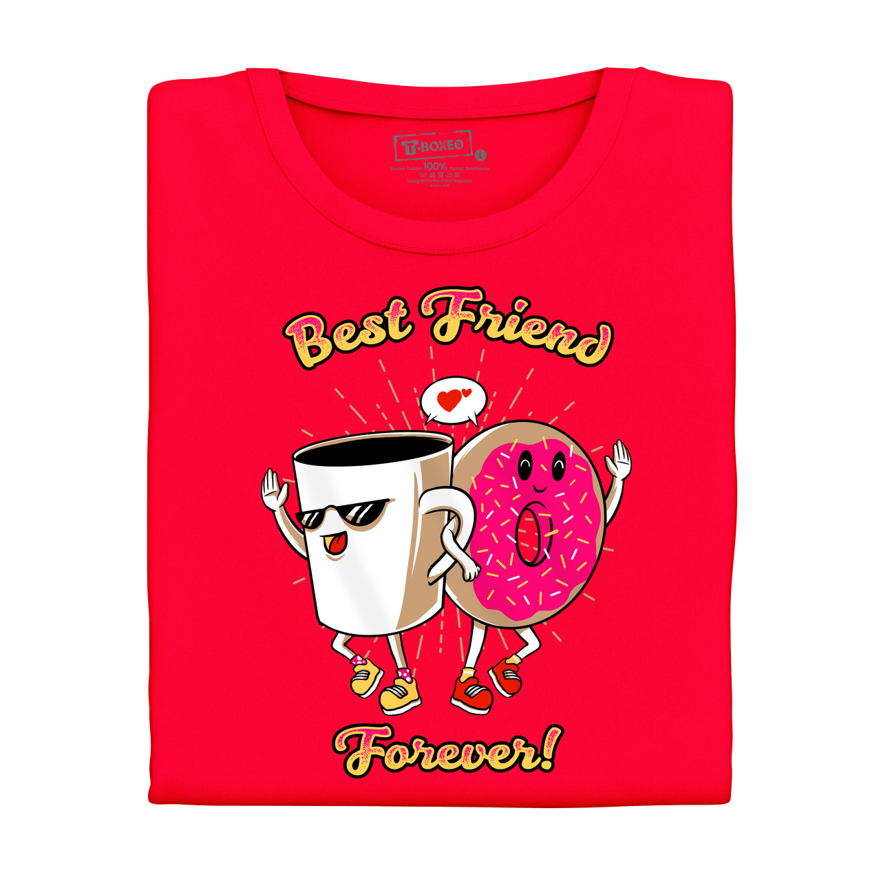 Dámské tričko “BFFs kafe a kobliha”