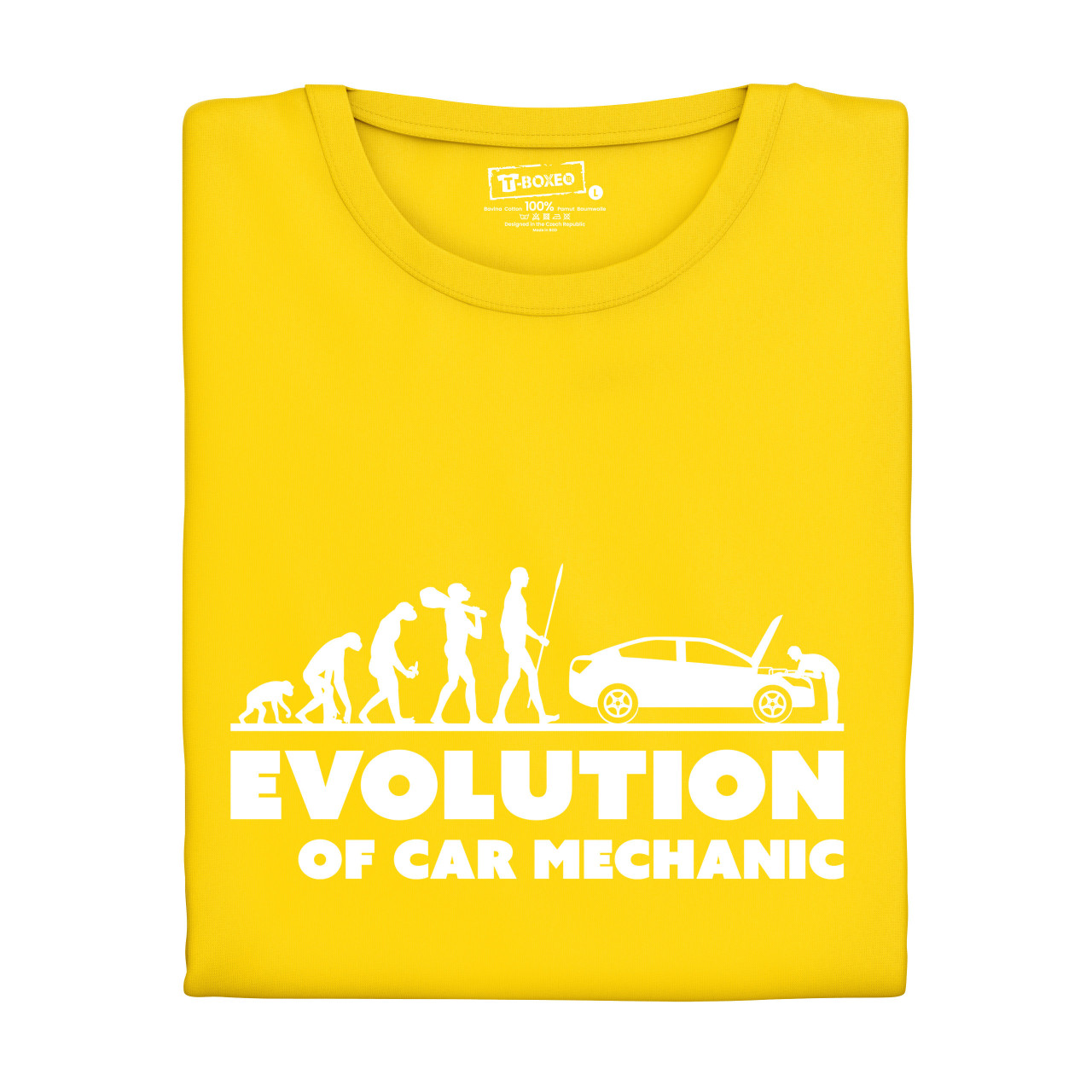 Pánské tričko s potiskem "Evoluce Automechanika"