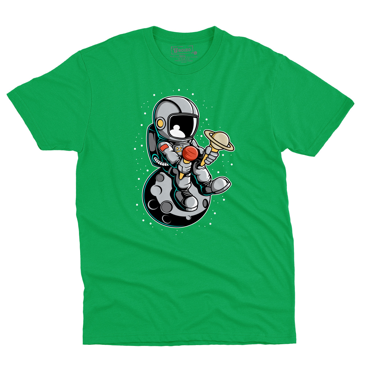 Pánské tričko s potiskem "Astronaut se zmrzkou"