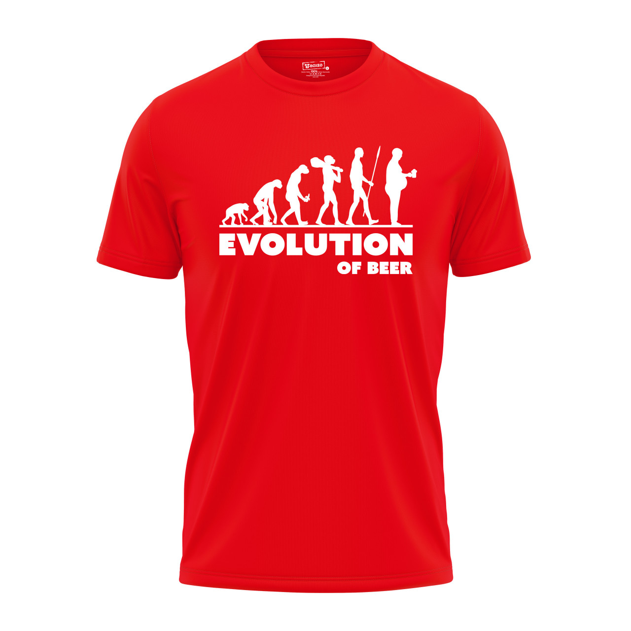 Pánské tričko s potiskem "Evoluce Pivaře"