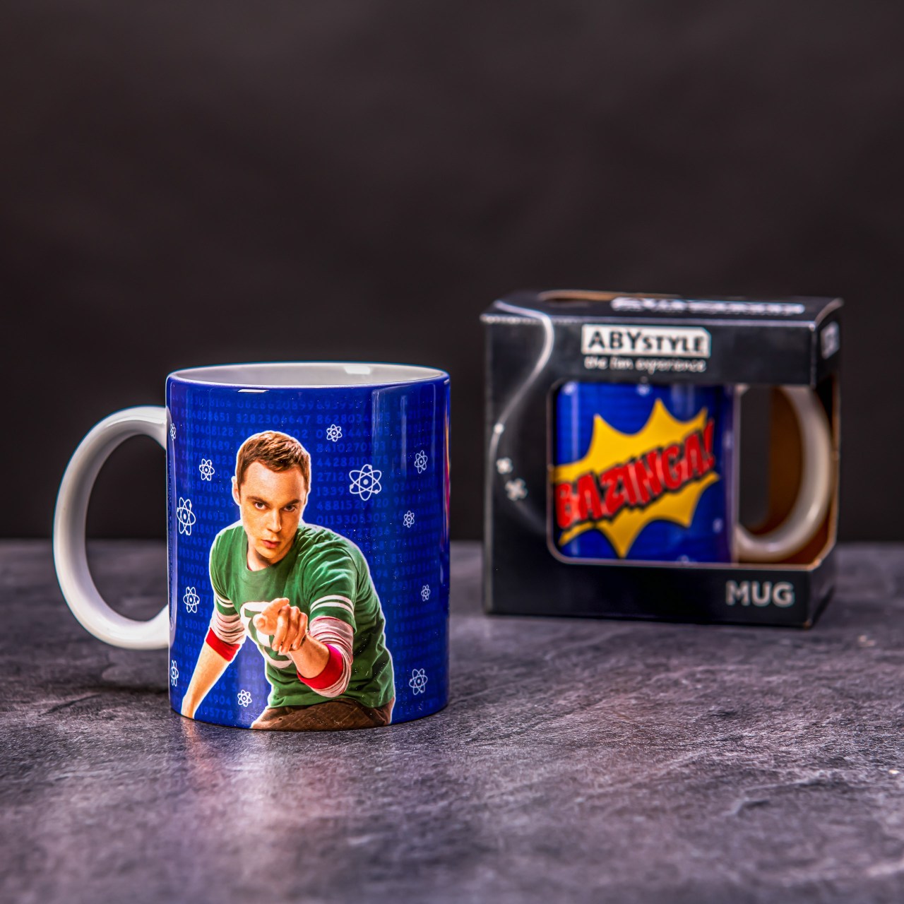 THE BIG BANG THEORY Mug 320 ml Bazinga subli boîte x2 - Hrnek Teorie velkého třesku (ABYMUG990)