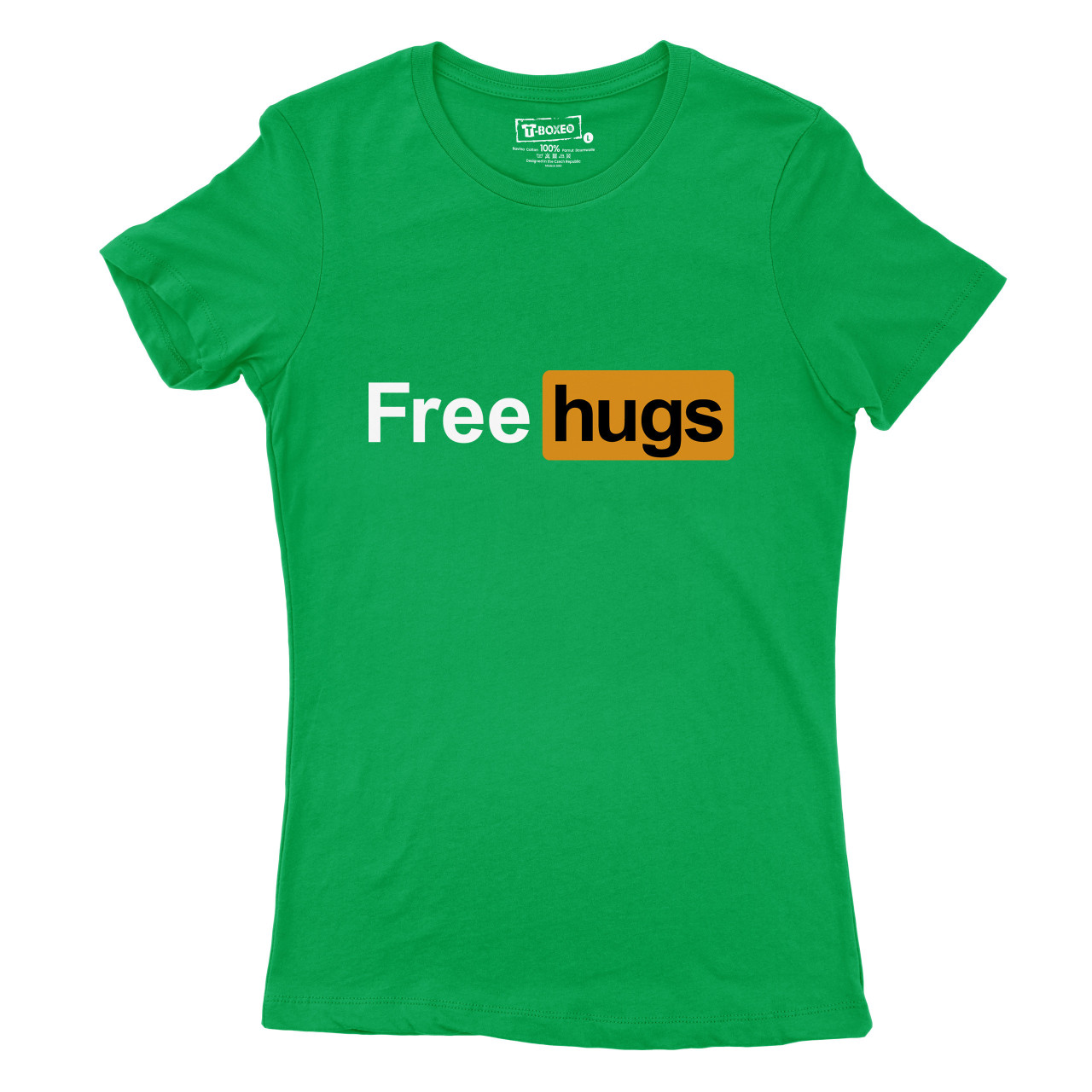 Dámské tričko s potiskem “Free hugs”