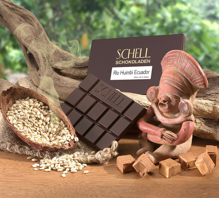Mléčná čokoláda Schell Rio Huimbi Ecuador 50 g