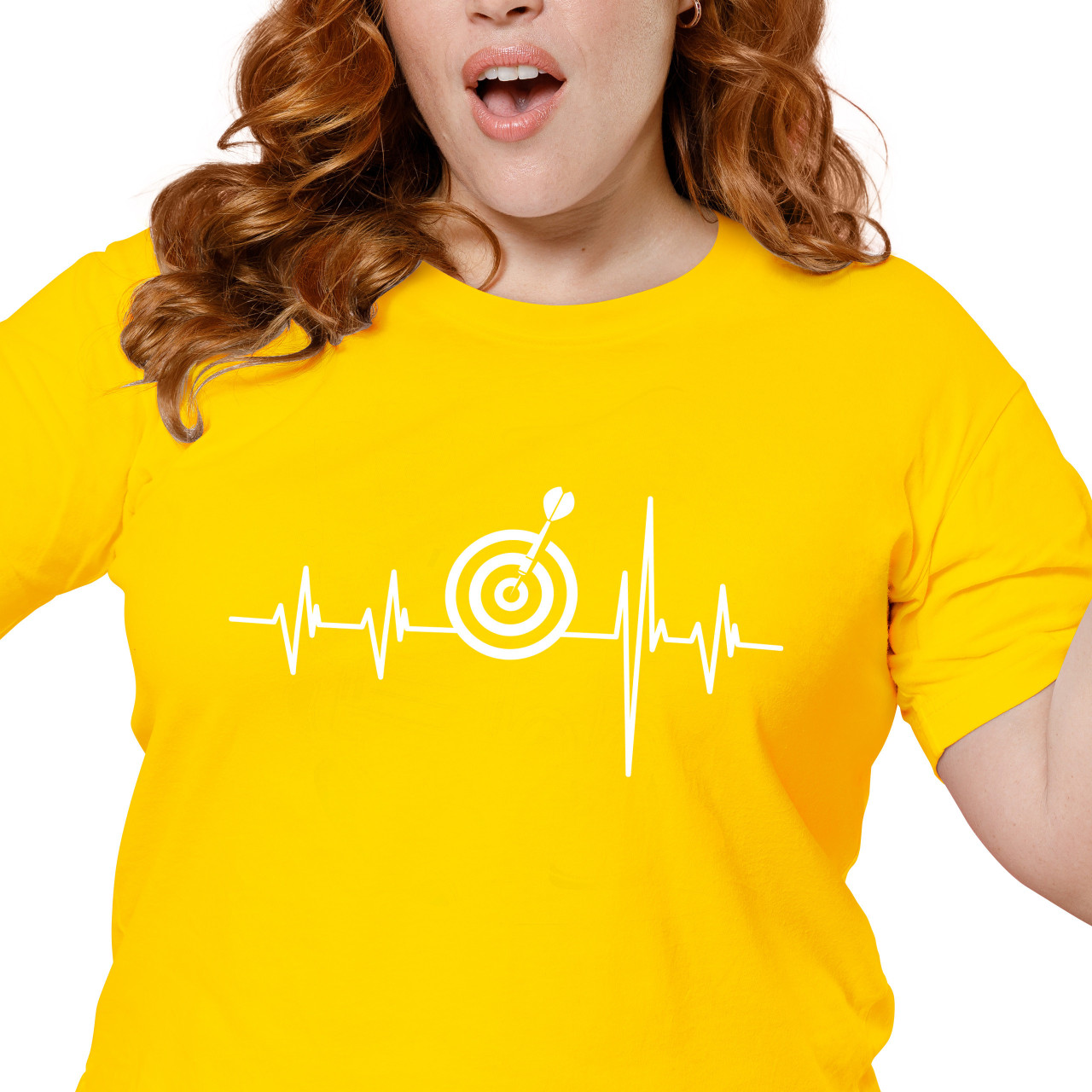 Dámské tričko s potiskem "Srdeční tep Šipky"