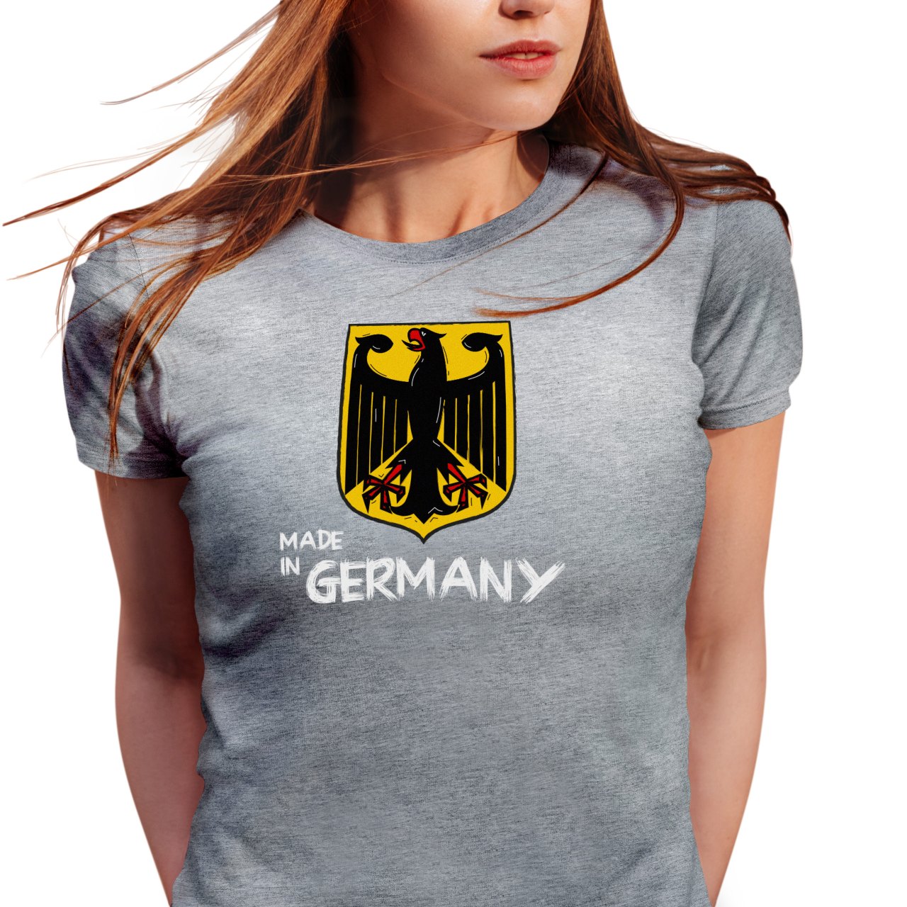 Dámské tričko s potiskem "Made in Germany" DE