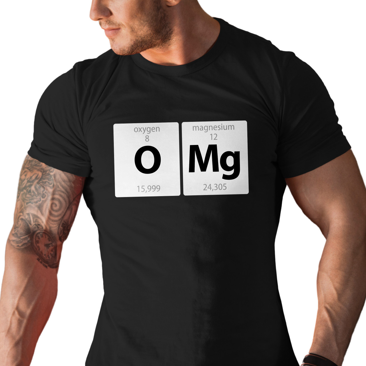 Pánské tričko s potiskem “O Mg”