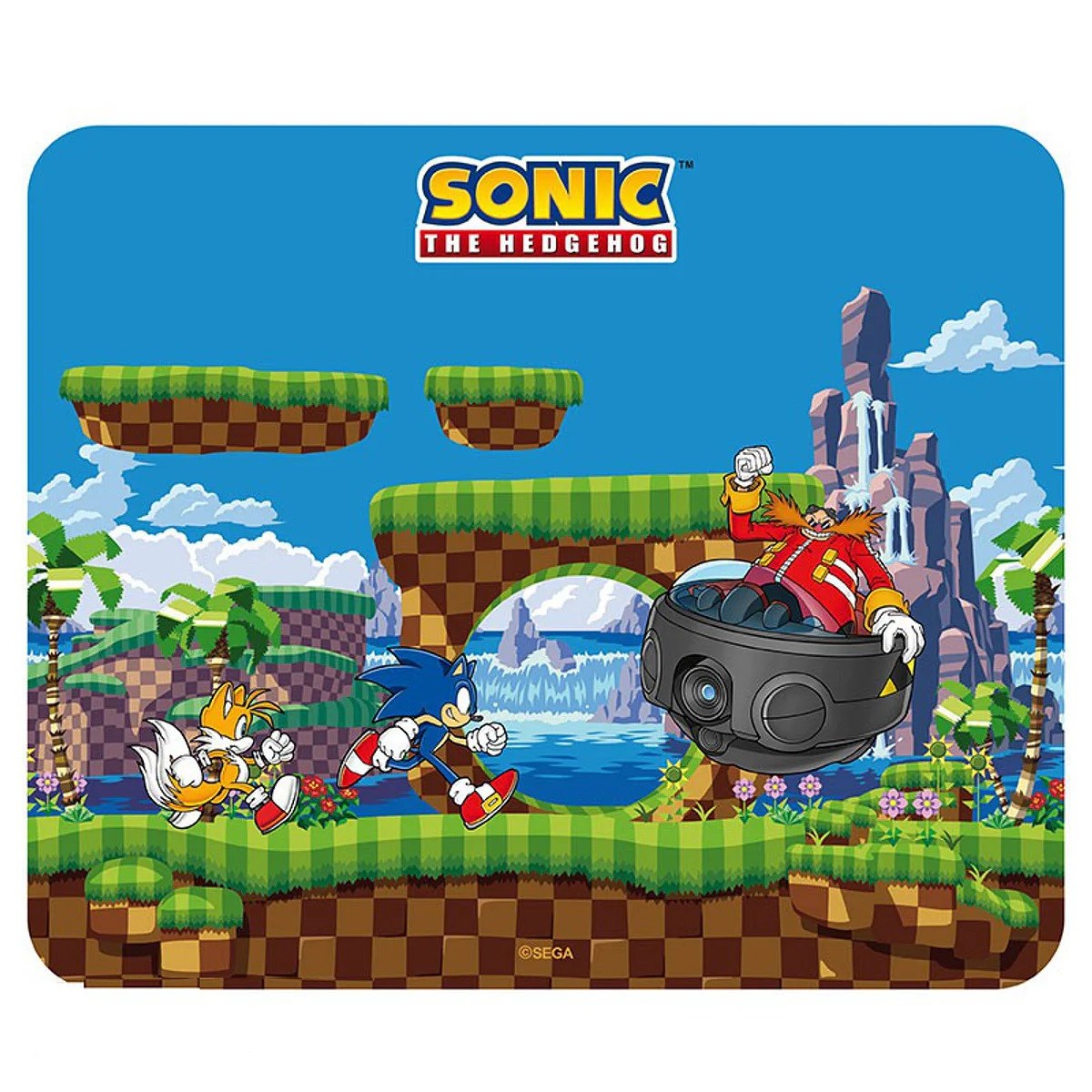 SONIC Flexible mousepad Sonic, Tails & Doctor Robotnik - Podložka pod myš Sonic (ABYACC408)
