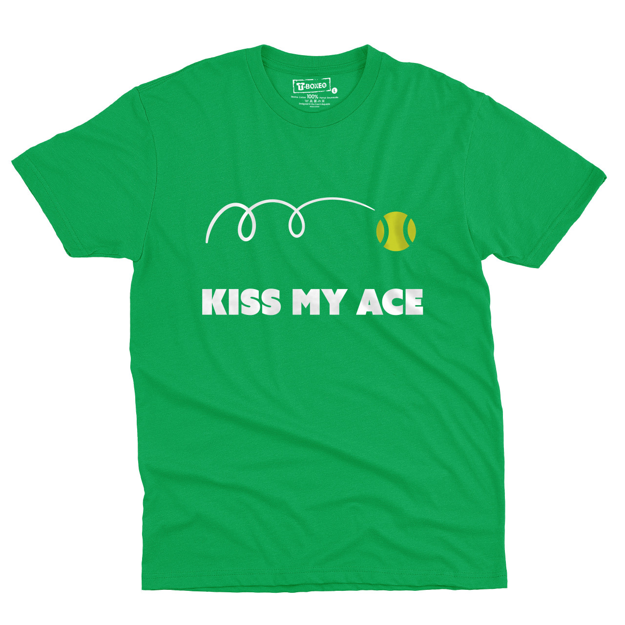 Pánské tričko s potiskem "Kiss my ace"