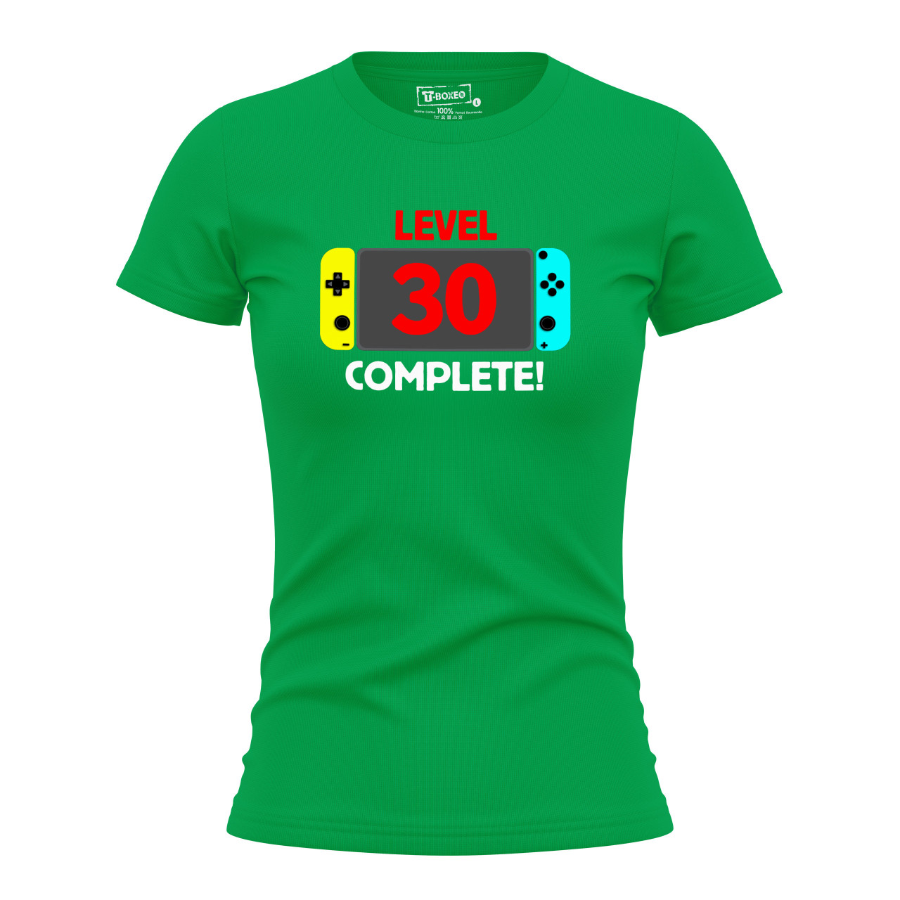 Dámské tričko s potiskem “Level complete” s věkem
