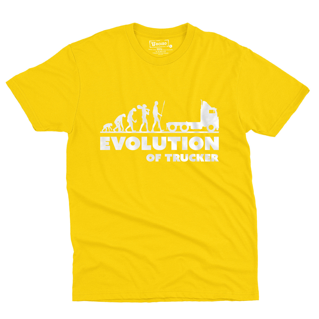 Pánské tričko s potiskem "Evoluce Kamioňáka"