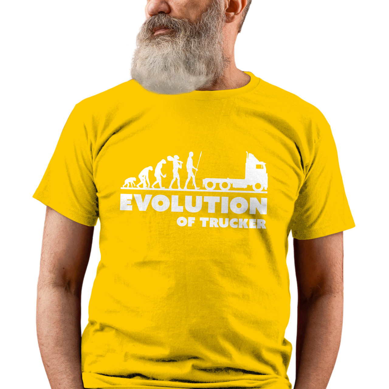 Pánské tričko s potiskem "Evoluce Kamioňáka"