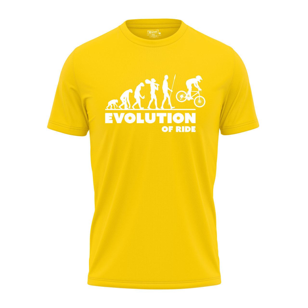 Pánské tričko s potiskem "Evoluce Cyklisty"
