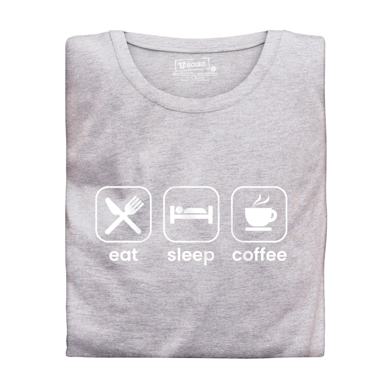 Pánské tričko s potiskem “Eat, Sleep, Coffee”