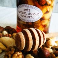 Medová pochoutka se směsí ořechů 220g - Antonín Škoda