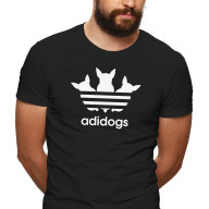 Pánské tričko s potiskem “Adidogs”