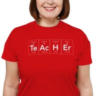 Dámské tričko s potiskem "Te Ac H Er"