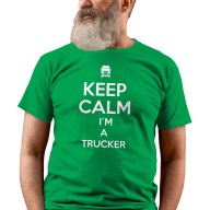 Pánské tričko s potiskem "I´m a trucker"