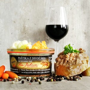 Wildschweinpastete in Rotwein 130 g