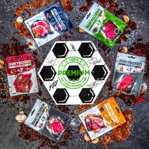 Surpriseboxeo-Geschenkset Fußball - Jerky