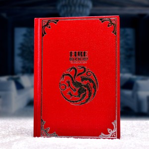 Notizbuch im Hardcover mit Targaryen-Wappen