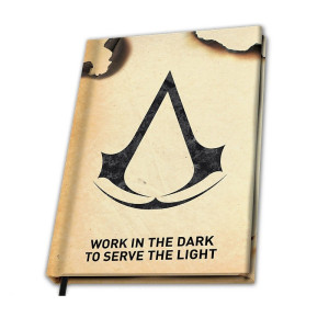 Notizbuch A5 mit dem Symbol Assassin’s Creed