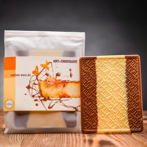 Schokoladentafel mit Geschmack von Crème Brûlée 120 g