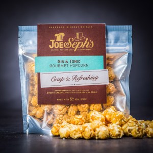 Luxuriöses erfrischendes Popcorn Joe & Seph's mit Gin & Tonic Geschmack 32 g