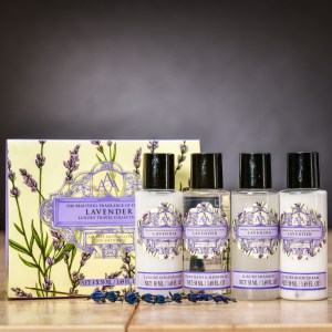 Geschenk Reiseset - Lavendel 4 × 50 ml 