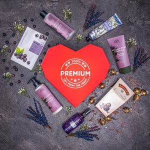 Loveboxeo-Geschenkset voller Kosmetik - Lavendel 