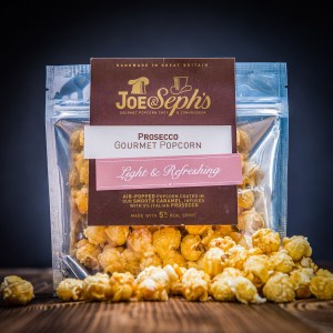 Luxuriöses frisches Popcorn Joe & Seph's mit Prosecco-Geschmack 32 g