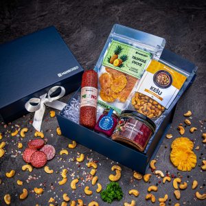 Giftboxeo Geschenkbox (royal blue) - Für den Feinschmecker