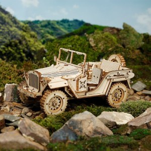 3D-Holzbausatz - Militärjeep