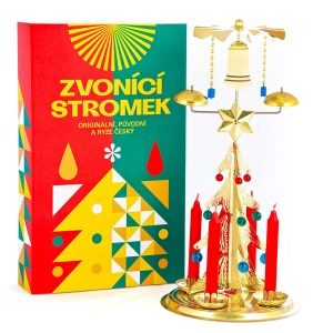 Klingender Weihnachtsbaum Gold