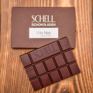 Schokolade zum Wein 70 % Vitis Noir, 50 g