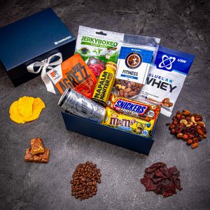 Giftboxeo Geschenkbox (royal blue) - Für Fitnessbegeisterte