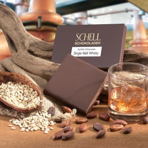 Gefüllte Schokolade mit Single Malt Whisky-Geschmack 100 g