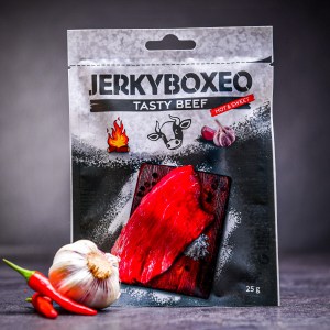 Leicht scharfes Rind-Jerky Jerkyboxeo 25 g